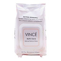 Vince Soft Care Makeup Remover Wipes 30pcs